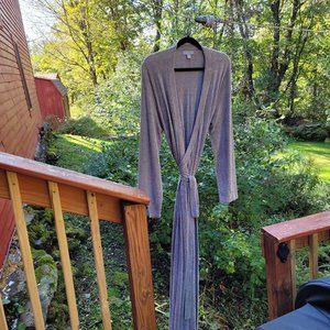 Barefoot Dreams Cozy Chic Ultra Lite Longsleeve Long Length Wrap Dress